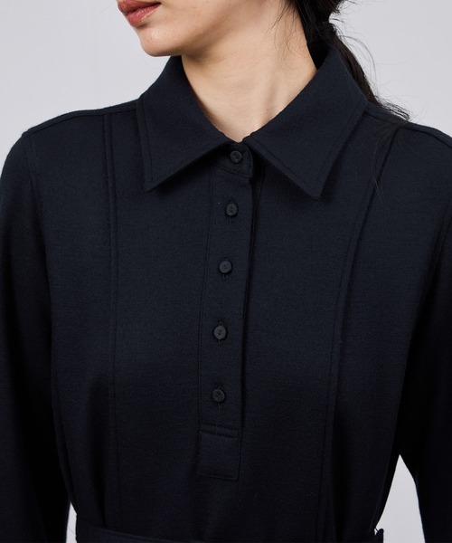 ROPE'（ロペ）の「ウールジャージーワンピース/イージーケア（ワンピース・レディース・ネイビー・FREE）」の15枚目の写真