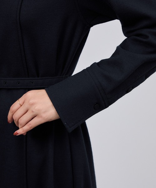 ROPE'（ロペ）の「ウールジャージーワンピース/イージーケア（ワンピース・レディース・ネイビー・FREE）」の14枚目の写真