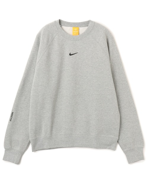 NIKE(ナイキ)の「NIKE AS M NRG NOCTA CS CREW FLC / ナイキ NRG ノクタ CS フリース L/S クルー 【SP】(スウェット・メンズ・オリーブ/ブラック/グレー・S/M/XL/XXL/L)」の1枚目の写真