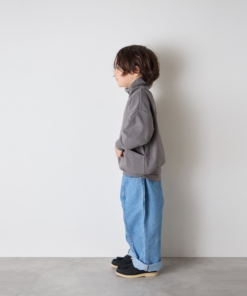 riziere(リジェール)の「センターシームデニムパンツ(デニムパンツ・キッズ・ブルー・150/140/130/120/110/100/90)」の9枚目の写真