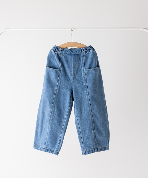 riziere(リジェール)の「センターシームデニムパンツ(デニムパンツ・キッズ・ブルー・150/140/130/120/110/100/90)」の11枚目の写真