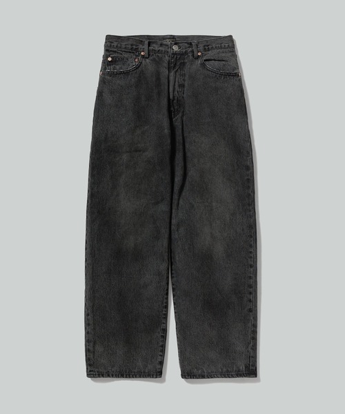 F-LAGSTUF-F(フラグスタフ)の「【F-LAGSTUF-F/フラグスタフ】DENIM BAGGIE PANTS(デニムパンツ・メンズ・インディゴブルー/ブラウン/ブラック・L)」の1枚目の写真