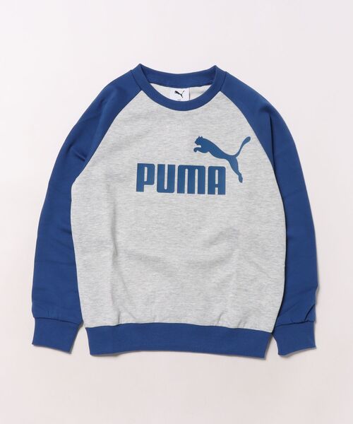 PUMA(プーマ)の「《PUMA》ESS MX クルー DK(スウェット・キッズ・グレー系その他/ブラック系その他/ホワイト系その他・130/140/150/160)」の3枚目の写真