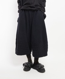 gomme（ゴム）の「Wライトパイル　ヘムチェンジパンツ（スウェットパンツ）」