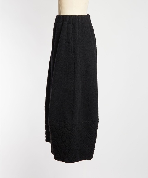 gomme（ゴム）の「Wライトパイル　ヘムチェンジパンツ（スウェットパンツ・レディース・ネイビー/オートミール/ブラック・MEDIUM）」の20枚目の写真