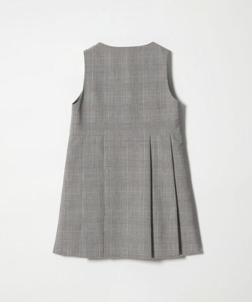 green label relaxing(グリーンレーベルリラクシング)の「グレンチェック ジャンスカ / キッズ 110cm-130cm(ジャンパースカート・キッズ・グレー・130cm/120cm/110cm)」の9枚目の写真