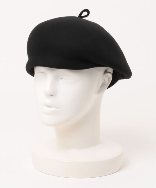 ローラ 黒と白ベレー帽 LAZYSLAY 帽子 ベレー帽 チェーンロゴベレー帽 レディース : ZOZOTOWN