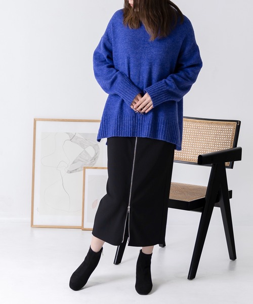 attagirl(アタガール)の「メタルラインヒールストレッチブーツ(ブーツ・レディース・ベージュ/ブラック系その他/ブラック・S/M/L/LL/3L)」の15枚目の写真