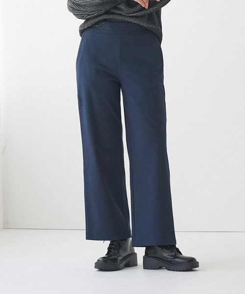 Tuche(トゥシェ)の「Tuche/トゥシェ ワイドパンツ ウールライク裏起毛 ストレッチ(その他パンツ・レディース・グレー系その他/ブラック系その他/ネイビー・MEDIUM/LARGE/X-LARGE)」の12枚目の写真