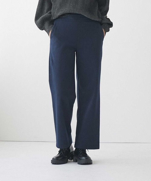 Tuche(トゥシェ)の「Tuche/トゥシェ ワイドパンツ ウールライク裏起毛 ストレッチ(その他パンツ・レディース・グレー系その他/ブラック系その他/ネイビー・MEDIUM/LARGE/X-LARGE)」の10枚目の写真