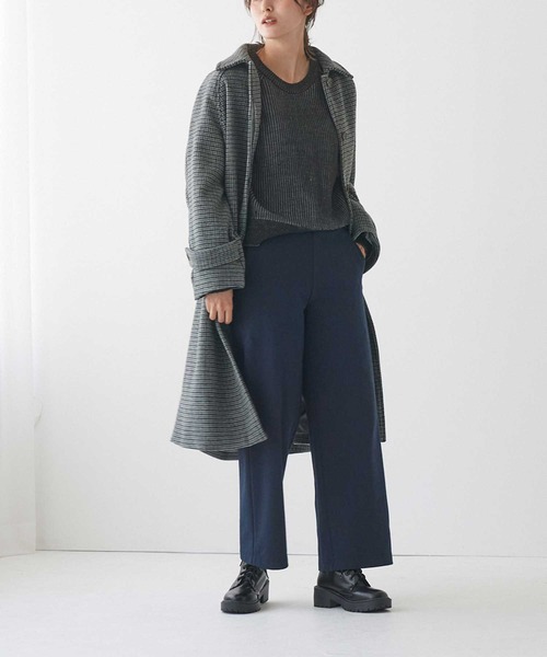 Tuche(トゥシェ)の「Tuche/トゥシェ ワイドパンツ ウールライク裏起毛 ストレッチ(その他パンツ・レディース・グレー系その他/ブラック系その他/ネイビー・MEDIUM/LARGE/X-LARGE)」の6枚目の写真