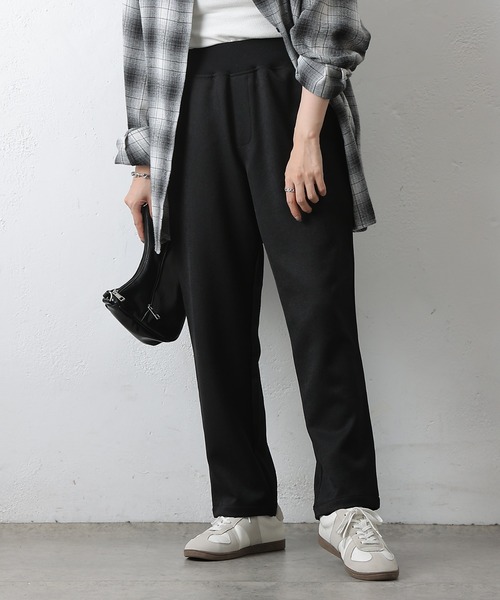 COLONY 2139(コロニートゥーワンスリーナイン)の「ウールライクイージーリブテーパードパンツ(スラックス・レディース・アイボリー/ブラック/チャコールグレー・SMALL/MEDIUM)」の20枚目の写真