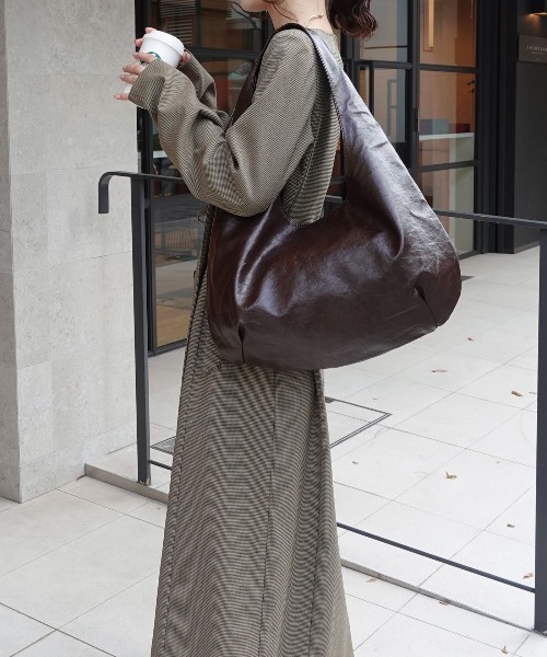 CORNERS（コーナーズ）の「ロングダブルサイドリボンワンピース（ワンピース・レディース・ブラウン系その他・マルチサイズ）」の5枚目の写真