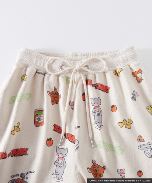 Tom＆Jerry（トムアンドジェリー）の「【TOM and JERRY/トムとジェリー】フリースパンツ＜大きいサイズ有＞GEVS.（その他パンツ・レディース・アイボリー/ライトブルー・M/L/LL/3L/4L/5L）」の8枚目の写真