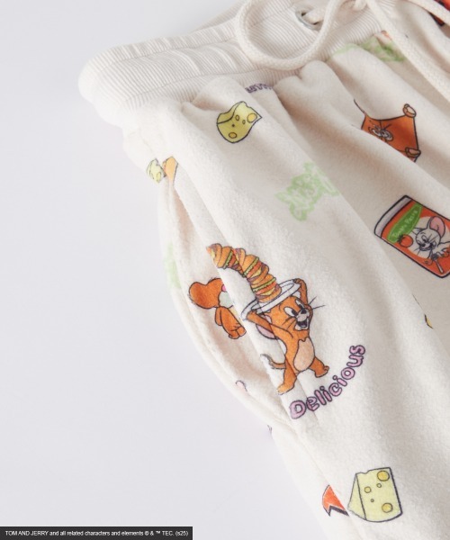 Tom＆Jerry（トムアンドジェリー）の「【TOM and JERRY/トムとジェリー】フリースパンツ＜大きいサイズ有＞GEVS.（その他パンツ・レディース・アイボリー/ライトブルー・M/L/LL/3L/4L/5L）」の7枚目の写真
