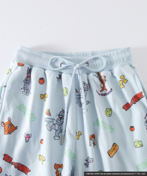 Tom＆Jerry（トムアンドジェリー）の「【TOM and JERRY/トムとジェリー】フリースパンツ＜大きいサイズ有＞GEVS.（その他パンツ・レディース・アイボリー/ライトブルー・M/L/LL/3L/4L/5L）」の4枚目の写真