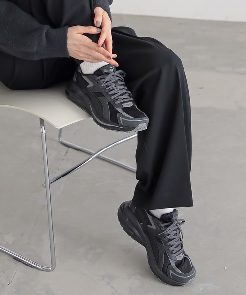 for/c(フォーシー)の「PUMAヒプノティックLS4026【サスティナブル】(スニーカー・レディース・ブラック/ホワイト・23.0cm/24.0cm/25.0cm)」の6枚目の写真