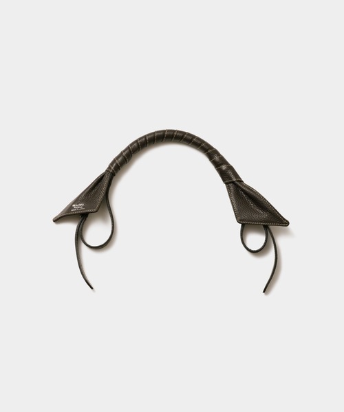 beautiful people(ビューティフルピープル)の「leather bandage handle(その他小物・レディース・グレイッシュベージュ/ブラック/イエロー/キャメル/グレー/ダークブラウン/ライトピンク・FREE)」の4枚目の写真