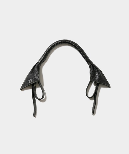 beautiful people(ビューティフルピープル)の「leather bandage handle(その他小物・レディース・グレイッシュベージュ/ブラック/イエロー/キャメル/グレー/ダークブラウン/ライトピンク・FREE)」の1枚目の写真