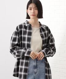 THE SHOP TK  | 【即戦力/軽羽織】チェックドルマンシャツ(シャツ/ブラウス)
