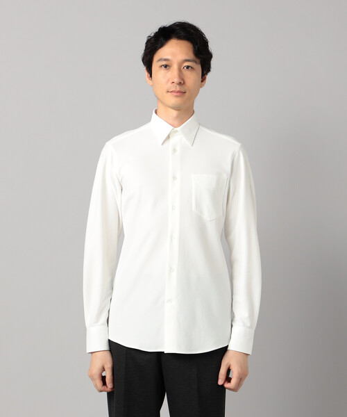 COMME CA MEN(コムサメン)の「ソロテックス2WAYオックスフォード レギュラーカラーシャツ(シャツ/ブラウス・メンズ・グレー/ホワイト・L/M/S)」の12枚目の写真