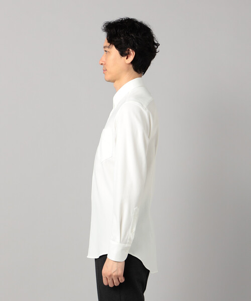 COMME CA MEN(コムサメン)の「ソロテックス2WAYオックスフォード レギュラーカラーシャツ(シャツ/ブラウス・メンズ・グレー/ホワイト・L/M/S)」の13枚目の写真