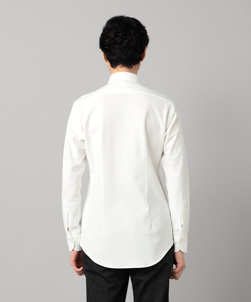 COMME CA MEN(コムサメン)の「ソロテックス2WAYオックスフォード レギュラーカラーシャツ(シャツ/ブラウス・メンズ・グレー/ホワイト・L/M/S)」の14枚目の写真