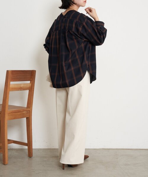 Jena espace merveilleux（ジェナ　エスパスメルヴェイユ）の「ストレッチキモウパンツ（その他パンツ・レディース・アイボリー/ブラック/カーキ・FREE）」の9枚目の写真