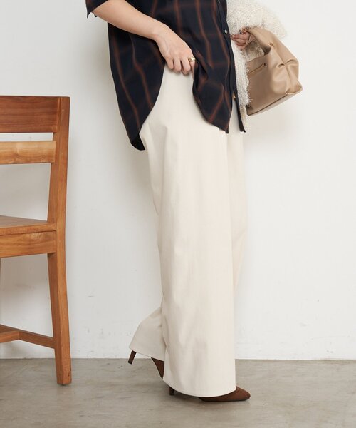 Jena espace merveilleux（ジェナ　エスパスメルヴェイユ）の「ストレッチキモウパンツ（その他パンツ・レディース・アイボリー/ブラック/カーキ・FREE）」の15枚目の写真