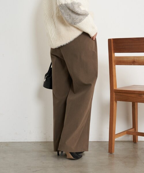 Jena espace merveilleux（ジェナ　エスパスメルヴェイユ）の「ストレッチキモウパンツ（その他パンツ・レディース・アイボリー/ブラック/カーキ・FREE）」の6枚目の写真