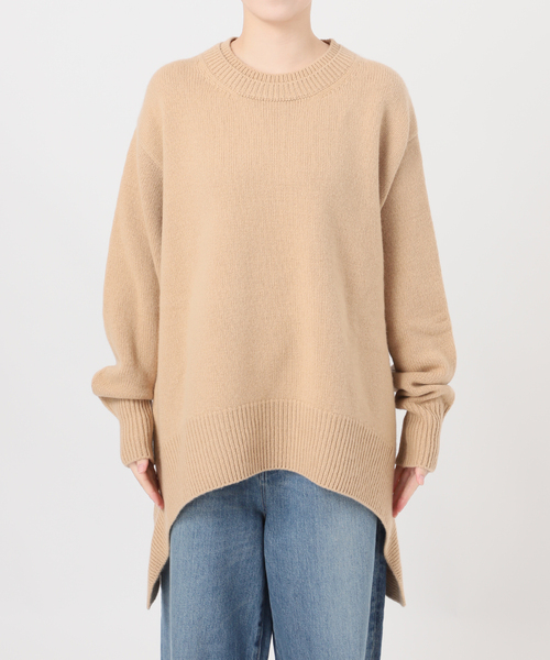 journal standard L'essage(ジャーナルスタンダードレサージュ)の「【R2W/アールツーダブリュー】NICOLAS ROUND KN:ニット(ニット/セーター・レディース・ベージュ/カーキ・1)」の14枚目の写真