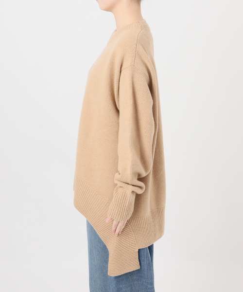 journal standard L'essage(ジャーナルスタンダードレサージュ)の「【R2W/アールツーダブリュー】NICOLAS ROUND KN:ニット(ニット/セーター・レディース・ベージュ/カーキ・1)」の15枚目の写真