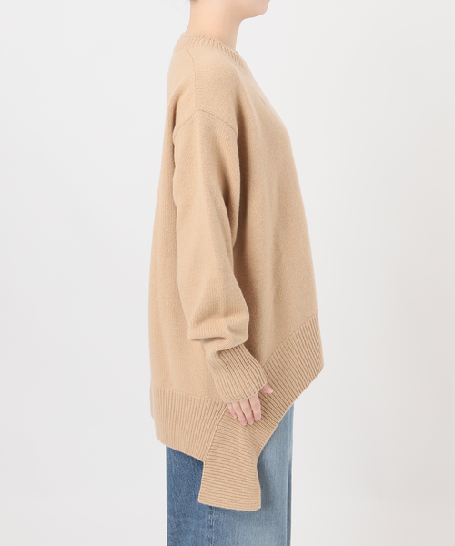 journal standard L'essage(ジャーナルスタンダードレサージュ)の「【R2W/アールツーダブリュー】NICOLAS ROUND KN:ニット(ニット/セーター・レディース・ベージュ/カーキ・1)」の17枚目の写真