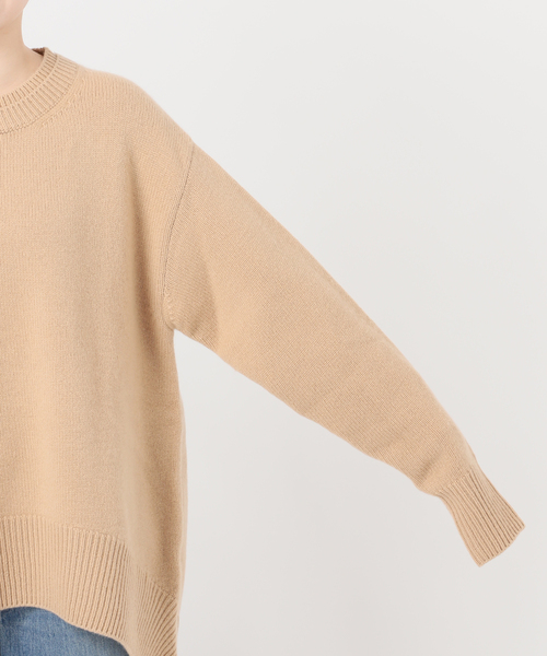 journal standard L'essage(ジャーナルスタンダードレサージュ)の「【R2W/アールツーダブリュー】NICOLAS ROUND KN:ニット(ニット/セーター・レディース・ベージュ/カーキ・1)」の18枚目の写真