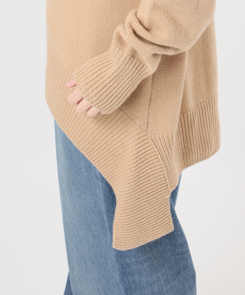 journal standard L'essage(ジャーナルスタンダードレサージュ)の「【R2W/アールツーダブリュー】NICOLAS ROUND KN:ニット(ニット/セーター・レディース・ベージュ/カーキ・1)」の19枚目の写真