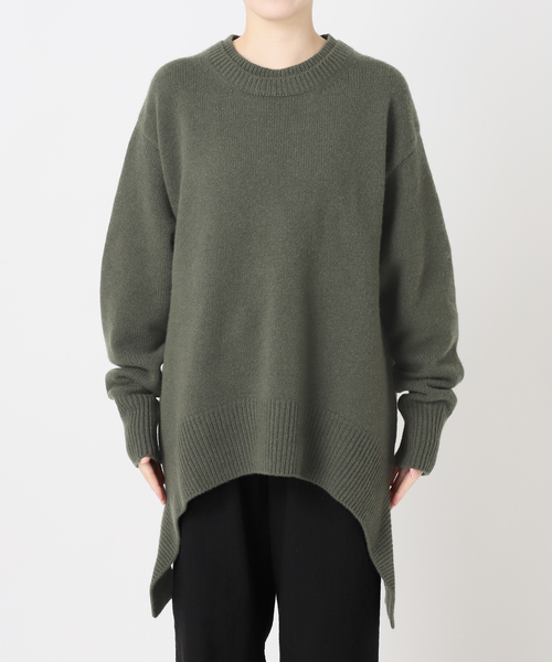 journal standard L'essage(ジャーナルスタンダードレサージュ)の「【R2W/アールツーダブリュー】NICOLAS ROUND KN:ニット(ニット/セーター・レディース・ベージュ/カーキ・1)」の21枚目の写真