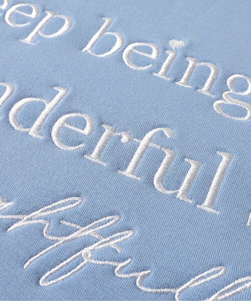 algy（アルジー）の「ダンボール袖ラインりぼんトレーナー（スウェット・キッズ・オフホワイト/ブラック/サックスブルー・XX-SMALL/X-SMALL/SMALL/MEDIUM）」の9枚目の写真