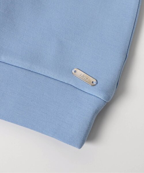 algy（アルジー）の「ダンボール袖ラインりぼんトレーナー（スウェット・キッズ・オフホワイト/ブラック/サックスブルー・XX-SMALL/X-SMALL/SMALL/MEDIUM）」の11枚目の写真