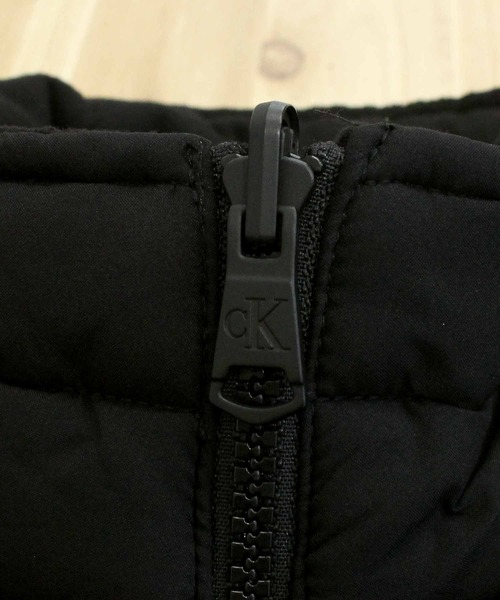 Calvin Klein(カルバン・クライン)の「CK 裏フリースジャケット 中綿ナイロンジャケット 3WAYシステムジャケット(ダウンジャケット/コート・メンズ・ブラック・M/L/XL)」の14枚目の写真