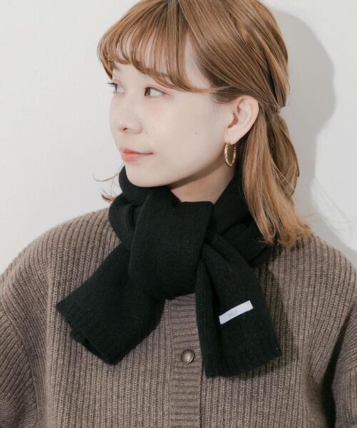 SMELLY（スメリー）の「プレーンニットマフラー（マフラー・レディース・グレー/ブラック/ベージュ・-）」の20枚目の写真