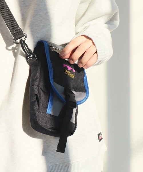 Overland（オーバーランド）の「【OverLand EQUIPMENT/オーバーランドイクイップメント】MINI SHOULDER BAG / ミニショルダー バッグ（ショルダーバッグ・メンズ・グレー/パープル/ブラック・FREE）」の3枚目の写真