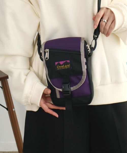 Overland（オーバーランド）の「【OverLand EQUIPMENT/オーバーランドイクイップメント】MINI SHOULDER BAG / ミニショルダー バッグ（ショルダーバッグ・メンズ・グレー/パープル/ブラック・FREE）」の19枚目の写真