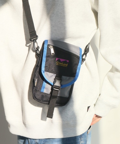 Overland（オーバーランド）の「【OverLand EQUIPMENT/オーバーランドイクイップメント】MINI SHOULDER BAG / ミニショルダー バッグ（ショルダーバッグ・メンズ・グレー/パープル/ブラック・FREE）」の16枚目の写真