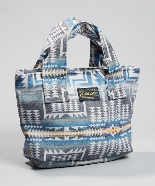 PENDLETON（ペンドルトン）の「【 PENDLETON / ペンドルトン 】フランネルミニトートバッグ（トートバッグ・レディース・ベージュ/チャコールグレー・FREE）」の3枚目の写真