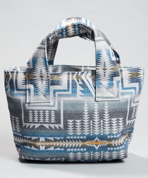 PENDLETON（ペンドルトン）の「【 PENDLETON / ペンドルトン 】フランネルミニトートバッグ（トートバッグ・レディース・ベージュ/チャコールグレー・FREE）」の4枚目の写真