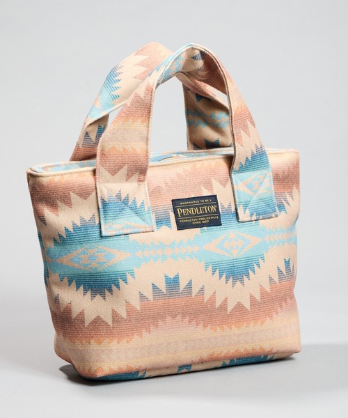 PENDLETON（ペンドルトン）の「【 PENDLETON / ペンドルトン 】フランネルミニトートバッグ（トートバッグ・レディース・ベージュ/チャコールグレー・FREE）」の5枚目の写真