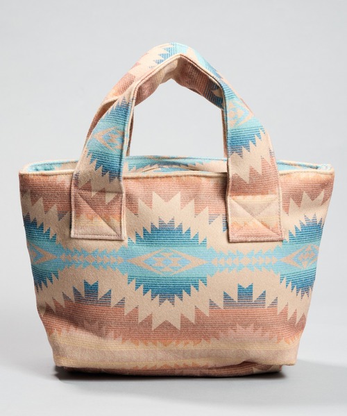 PENDLETON（ペンドルトン）の「【 PENDLETON / ペンドルトン 】フランネルミニトートバッグ（トートバッグ・レディース・ベージュ/チャコールグレー・FREE）」の6枚目の写真