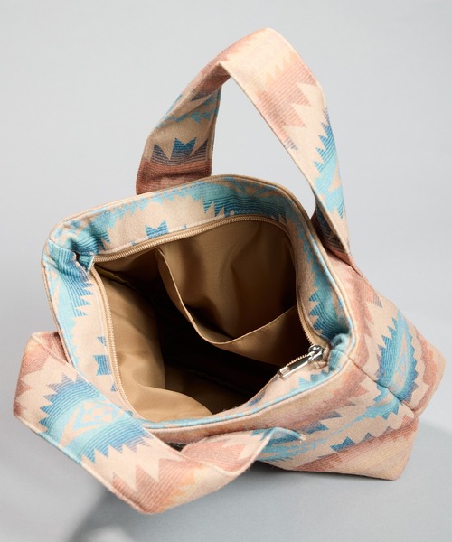 PENDLETON（ペンドルトン）の「【 PENDLETON / ペンドルトン 】フランネルミニトートバッグ（トートバッグ・レディース・ベージュ/チャコールグレー・FREE）」の9枚目の写真