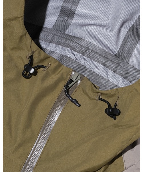 KEBOZ（ケボズ）の「3-LAYER HOODIE JACKET（ナイロンジャケット・メンズ・ホワイト/オリーブ/ブラック・M/L/XL）」の11枚目の写真