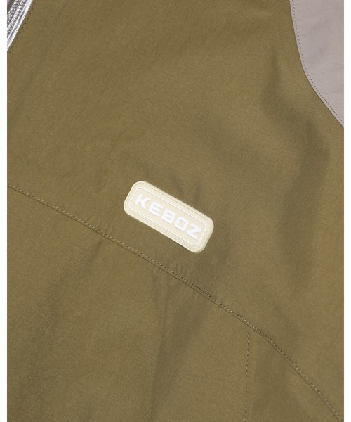 KEBOZ（ケボズ）の「3-LAYER HOODIE JACKET（ナイロンジャケット・メンズ・ホワイト/オリーブ/ブラック・M/L/XL）」の13枚目の写真